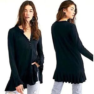 Free People Your Girl Tunic Mini Dress Size Small